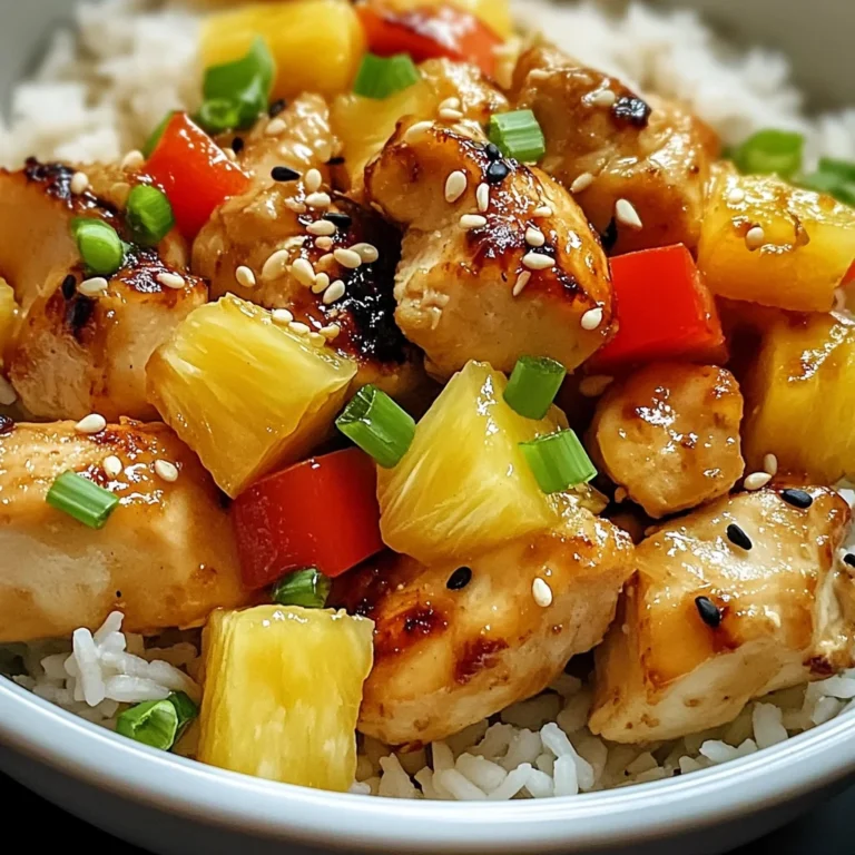 Pineapple Chicken and Rice Recipe – Easy Tropical Flavor
