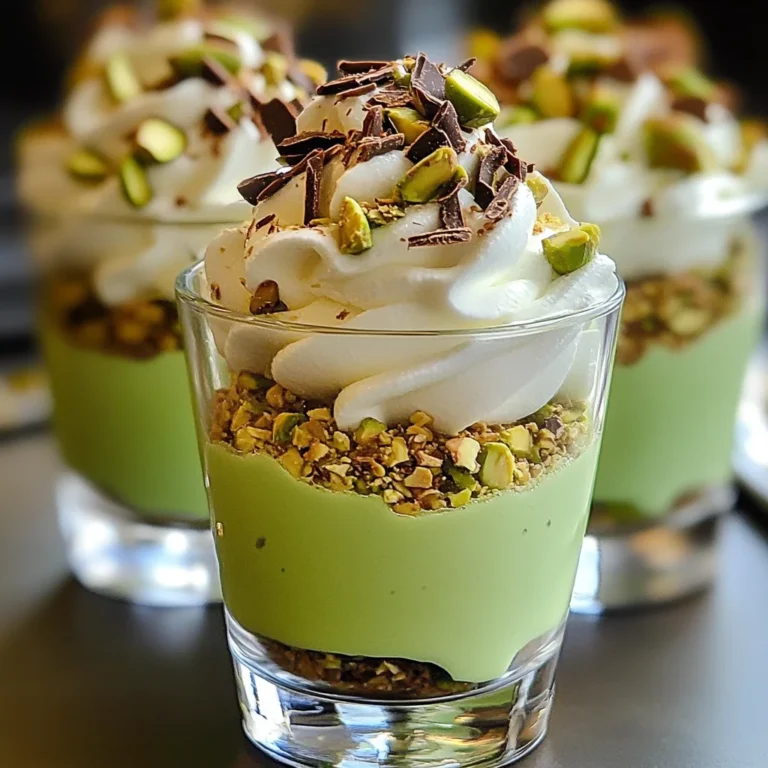 Pistachio Pudding Parfaits