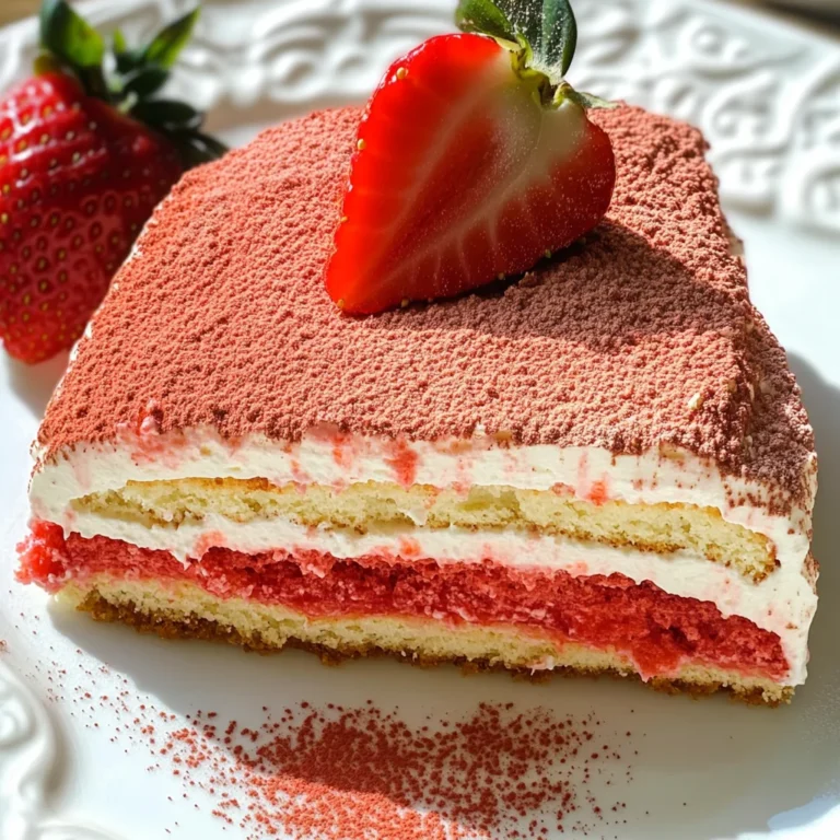 Strawberry Tiramisu