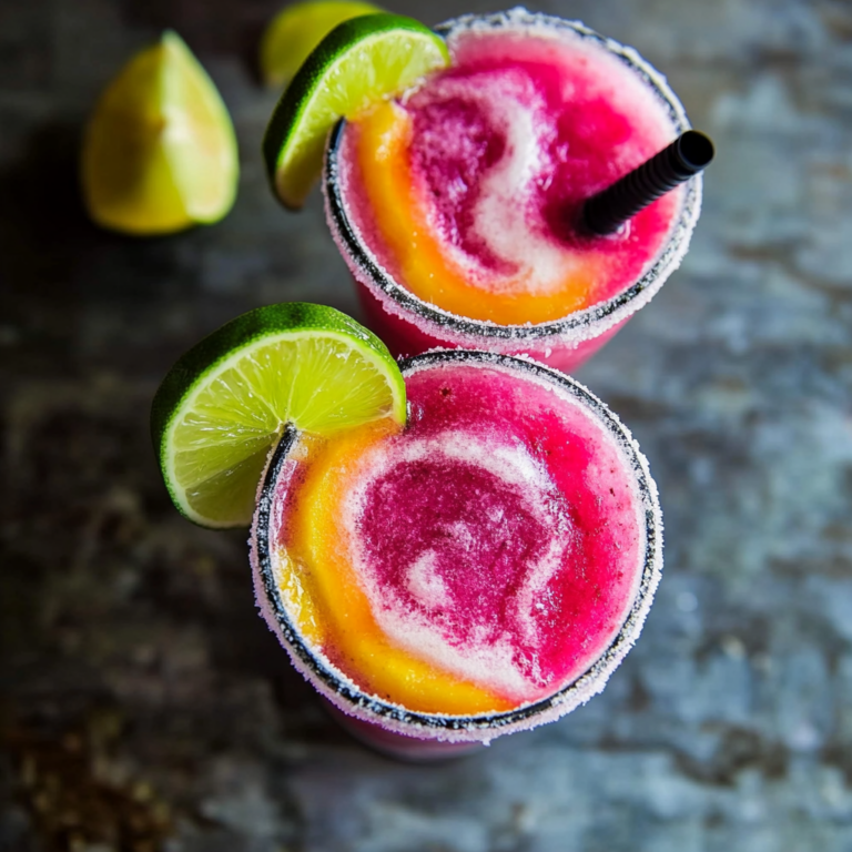 Sangria Swirled Frozen Margaritas